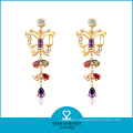 OEM Accepted Premium Silver Earring Jewellery Design (E-0157)